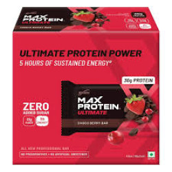 RiteBite Max Protein Bar Ultimate Choco Berry 30gm Protein Bar, Sugar Free Healthy Protein Snacks RiteBite Max Protein Bar Ultimate Choco Berry 30gm Protein Bar, Sugar Free Healthy Protein Snacks
