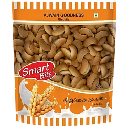 Smart Bite Ajwain Goodness Biscuit - Crunchy Smart Bite Ajwain Goodness Biscuit - Crunchy