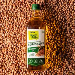 Tata Simply Better Pure & Unrefined Cold Pressed Groundnut Oil