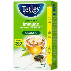 Tetley Green Tea lmmune with added Vitamin C Tetley Green Tea lmmune with added Vitamin C